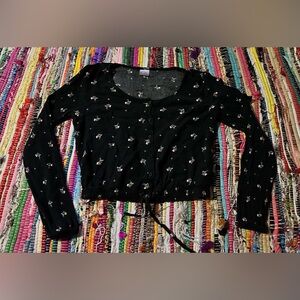 No Boundaries Long Sleeved Floral Top